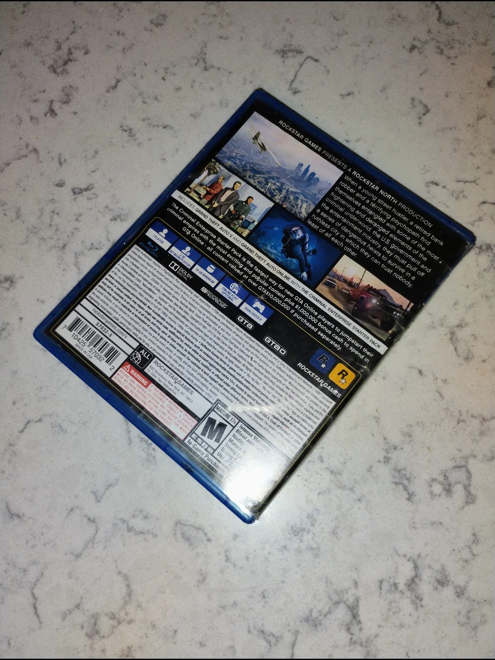 Sony PS4 Grand Theft Auto V Premium Edition - Blue Case